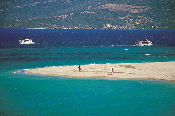 Παραλία Χρυσή Άμμος, Μαρμάρι, Νότια Εύβοια